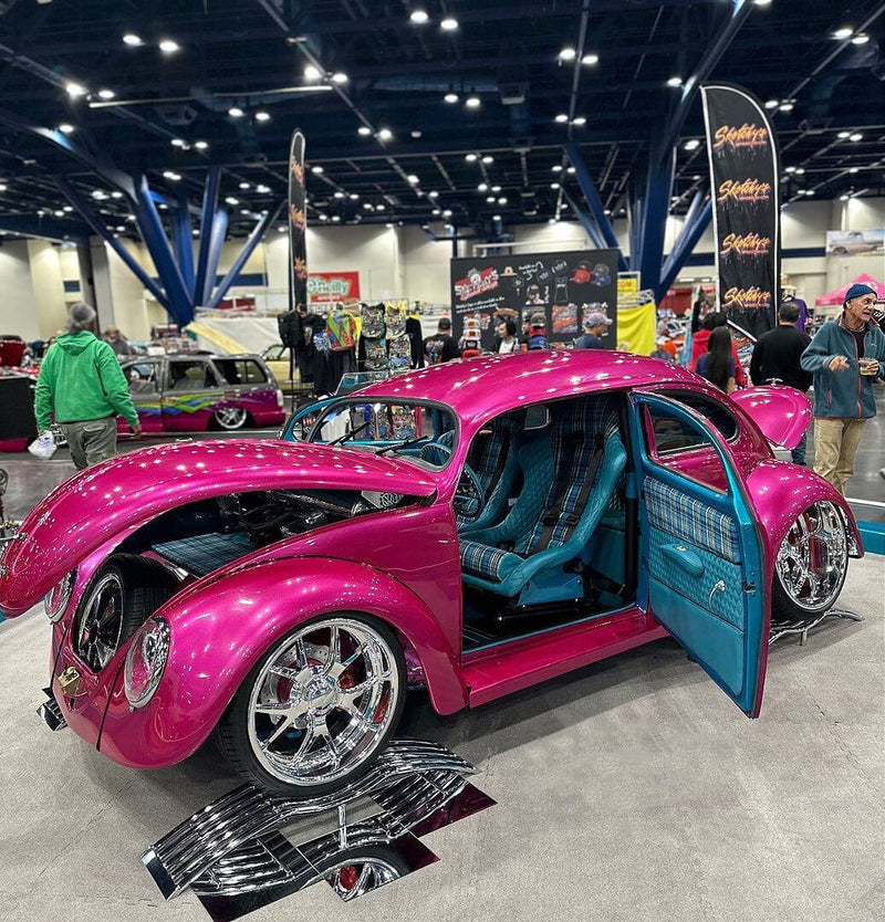 Piss Off Pink Volkswagen Beetle