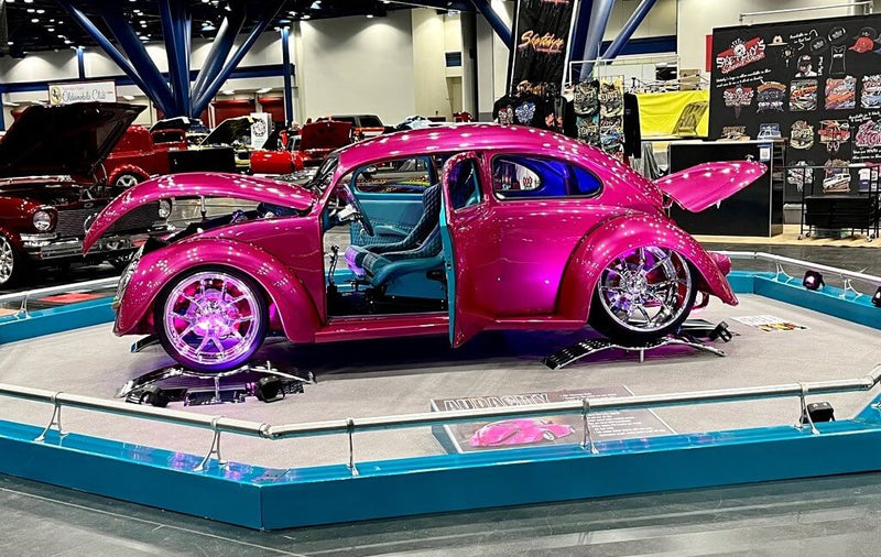 Piss Off Pink Volkswagen Beetles