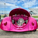 Tamco Paint Piss Off Pink in 1967 Chop Top Volkswagen Beetle