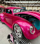 Tamco Paint Piss Off Pink in 1967 Chop Top Volkswagen Beetle