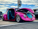Tamco Paint Piss Off Pink in 1967 Chop Top Volkswagen Beetle