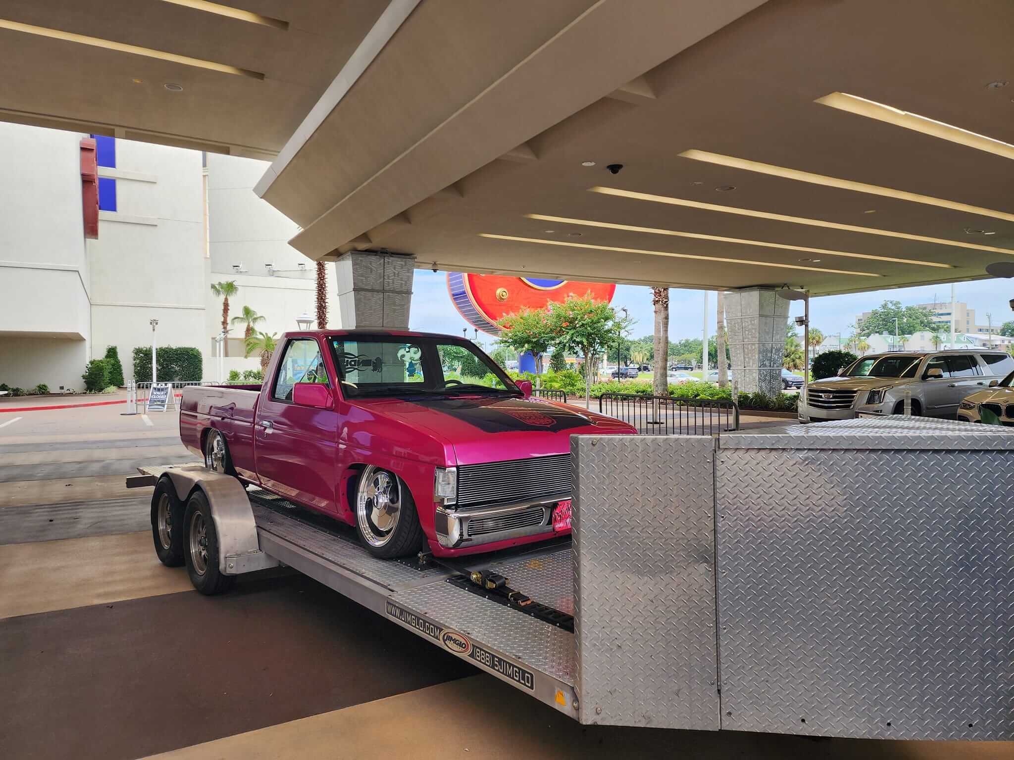 Tamco Paint Piss Off Pink in Nissan D21 Hardbody