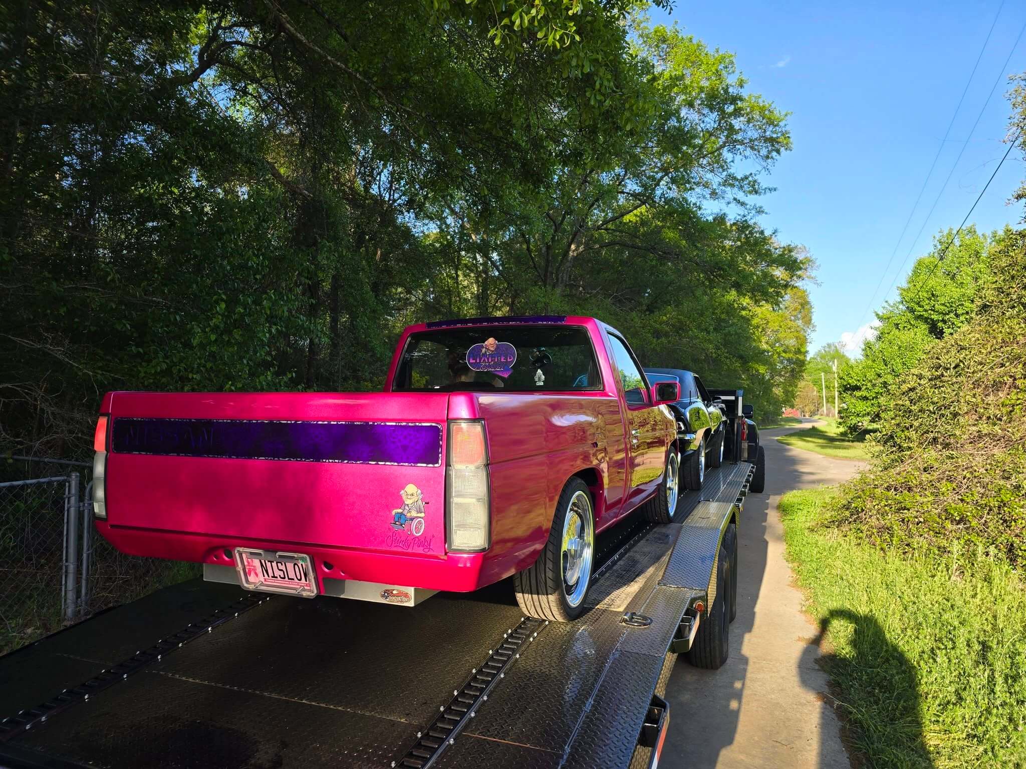 Tamco Paint Piss Off Pink in Nissan D21 Hardbody