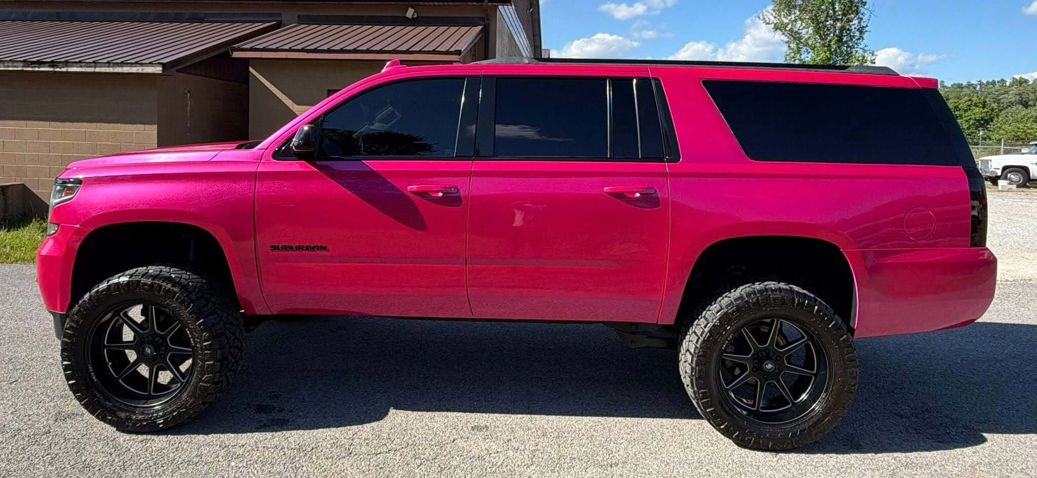 Tamco Paint Piss Off Pink in 2019 Chevy Suburban