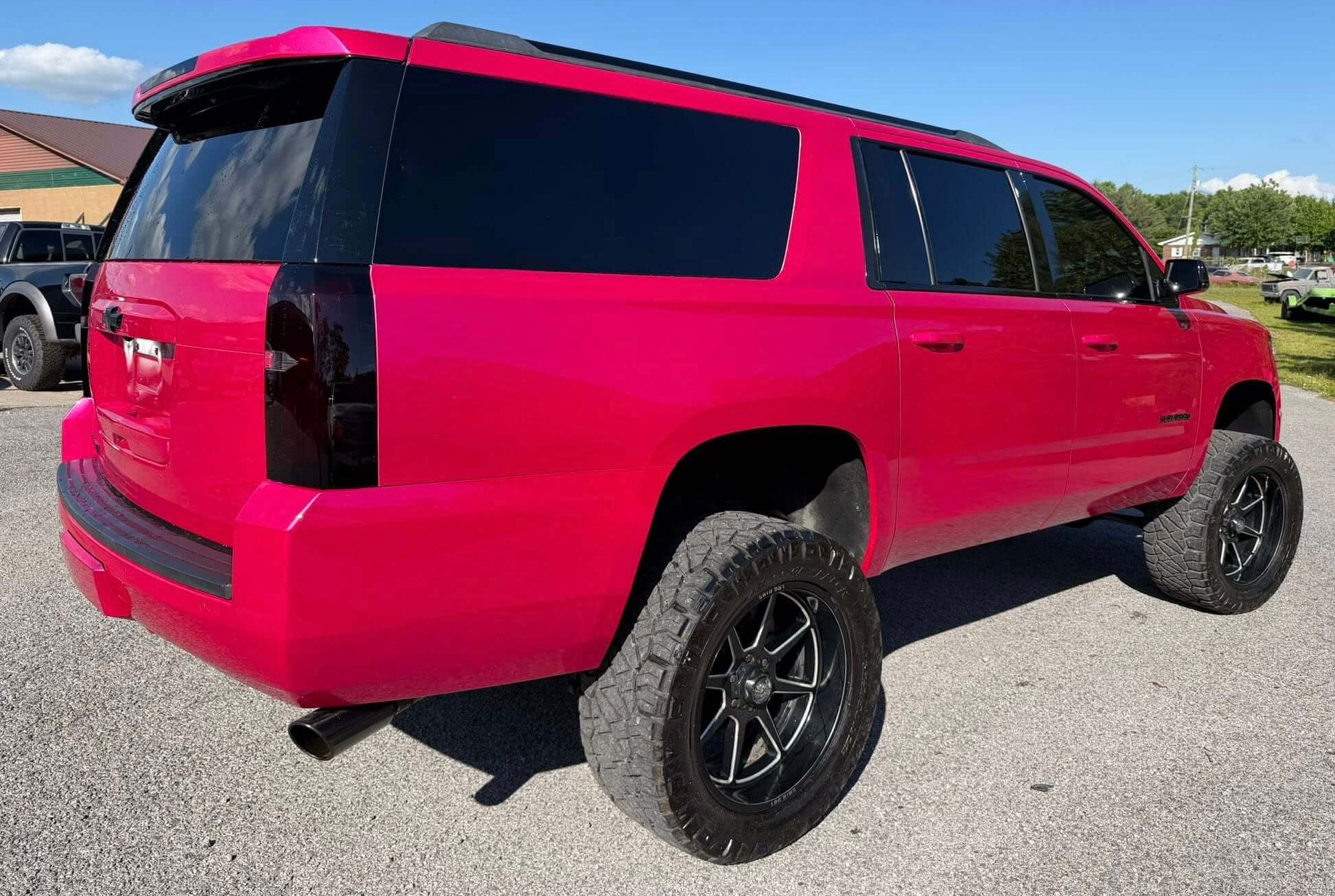 Tamco Paint Piss Off Pink in 2019 Chevy Suburban