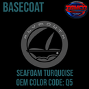 Tamco Paint Plymouth Seafoam Turquoise OEM Color Code: Q5 Basecoat