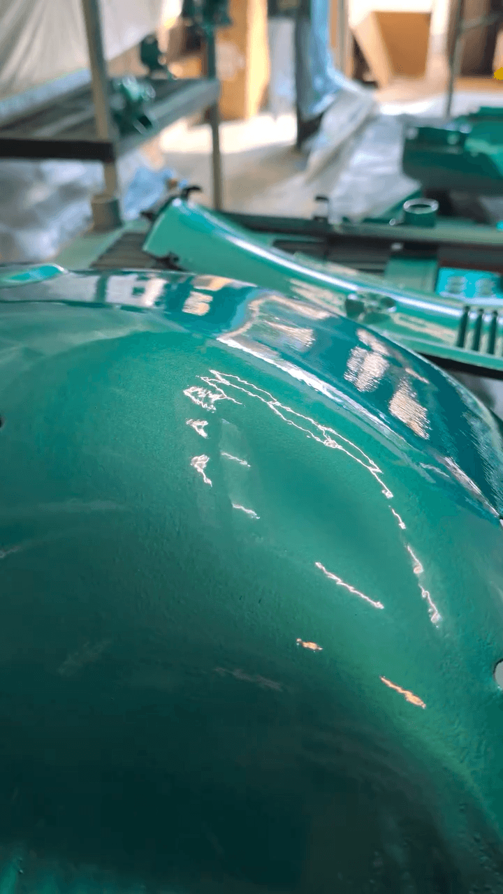 Tamco Paint Plymouth Seafoam Turquoise on Dodge Ramcharger