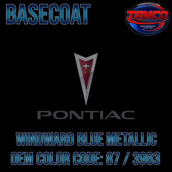 Pontiac Windward Blue Metallic | 87 / 3963 | 1968-1969 | OEM Basecoat