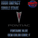 Tamco Paint Pontiac Fontaine Blue Code F OEM High Impact Single Stage