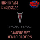 Pontiac Dawnfire Mist Code S OEM High Impact Single Stage 