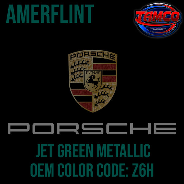 Porsche Jet Green | Z6H | 2010-2024 | OEM Amerflint II Series Single Stage