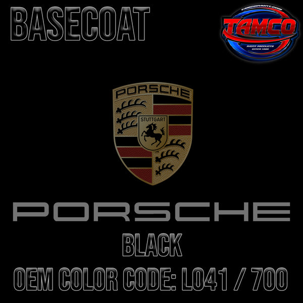 Porsche Black Basecoat