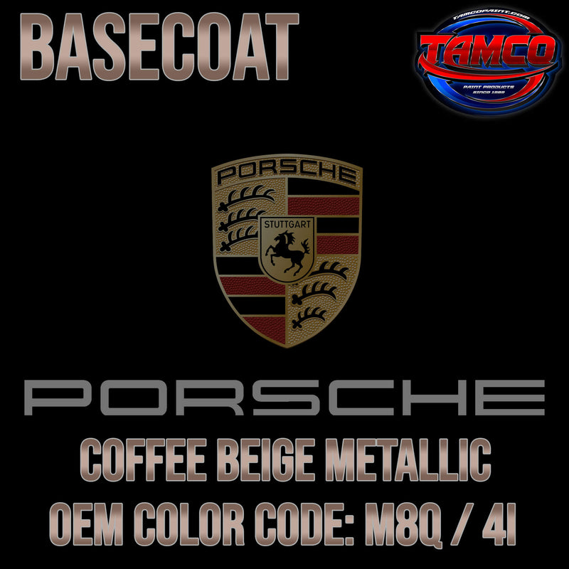 Porsche Coffee Beige Metallic Basecoat