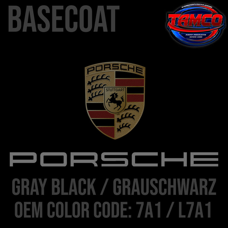 Porsche Gray Black/Grauschwarz Basecoat 