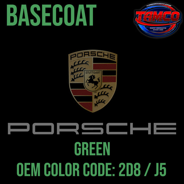 Porsche Green | 2D8 / J5 | 2007-2010 | OEM Basecoat