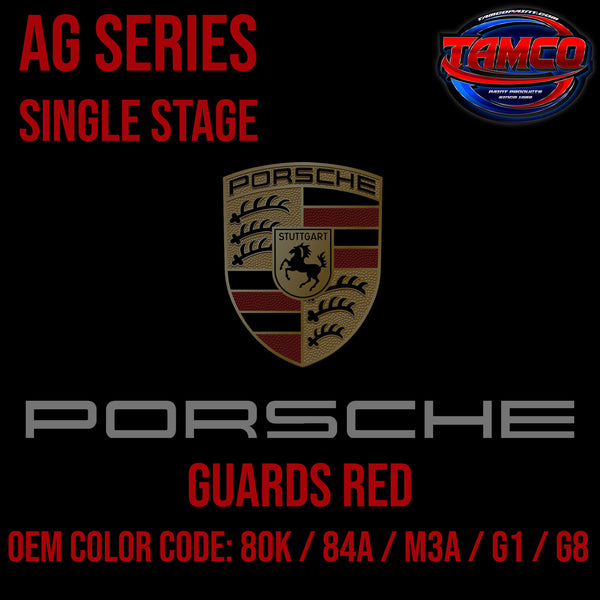 PORSCHE GUARDS RED