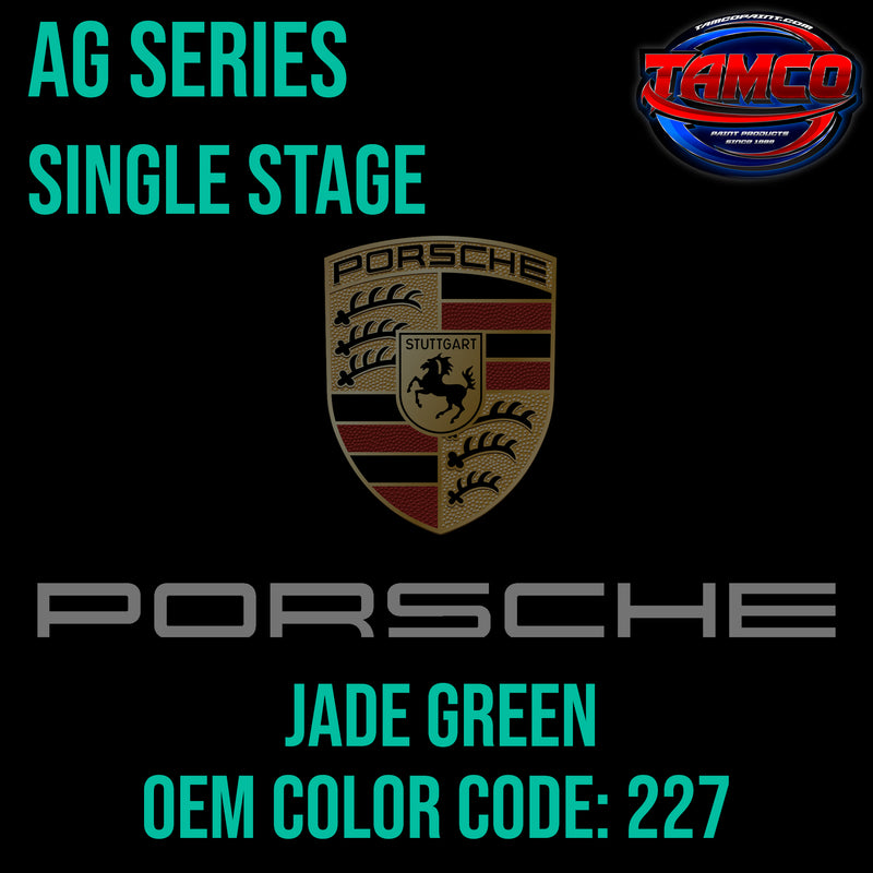 Porsche Jade Green | 227 | 1972-1974 | OEM AG Series Single Stage