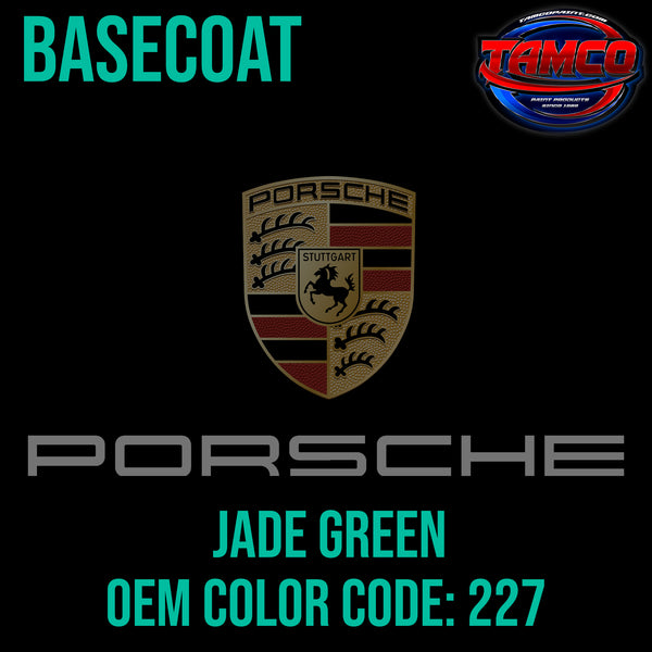Porsche Jade Green | 227 | 1972-1974 | OEM Basecoat