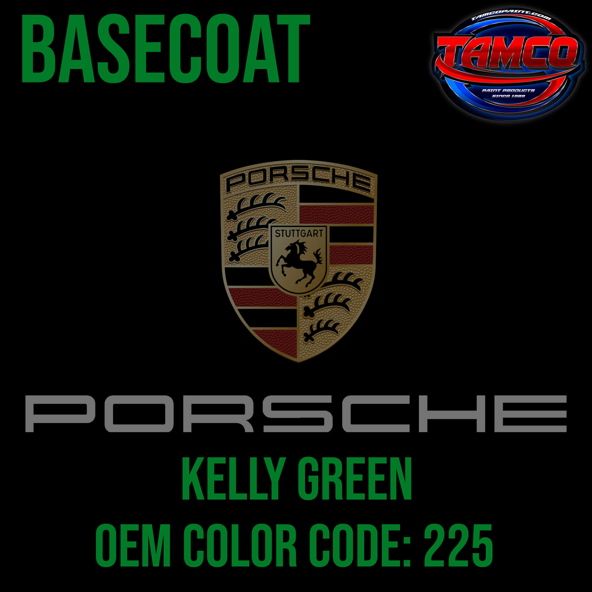 KELLY GREEN OEM BASECOAT