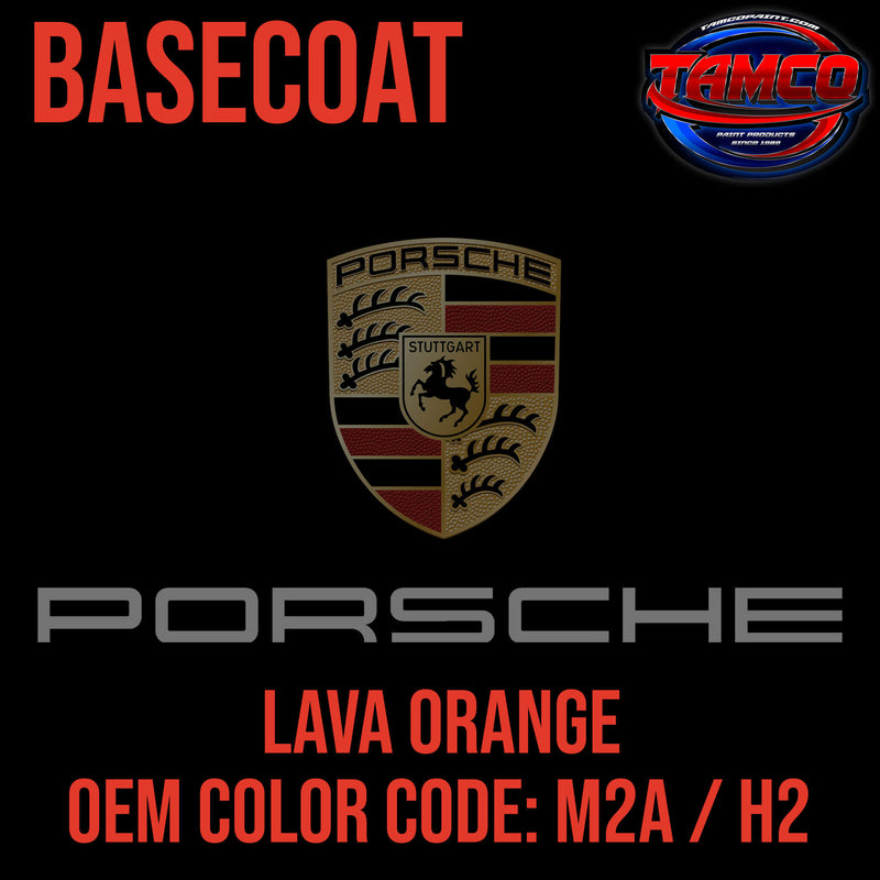 PORSCHE LAVA ORANGE OEM BASECOAT