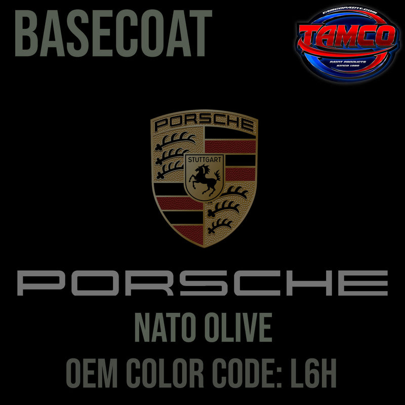 PORSCHE NATO OLIVE OEM BASECOAT