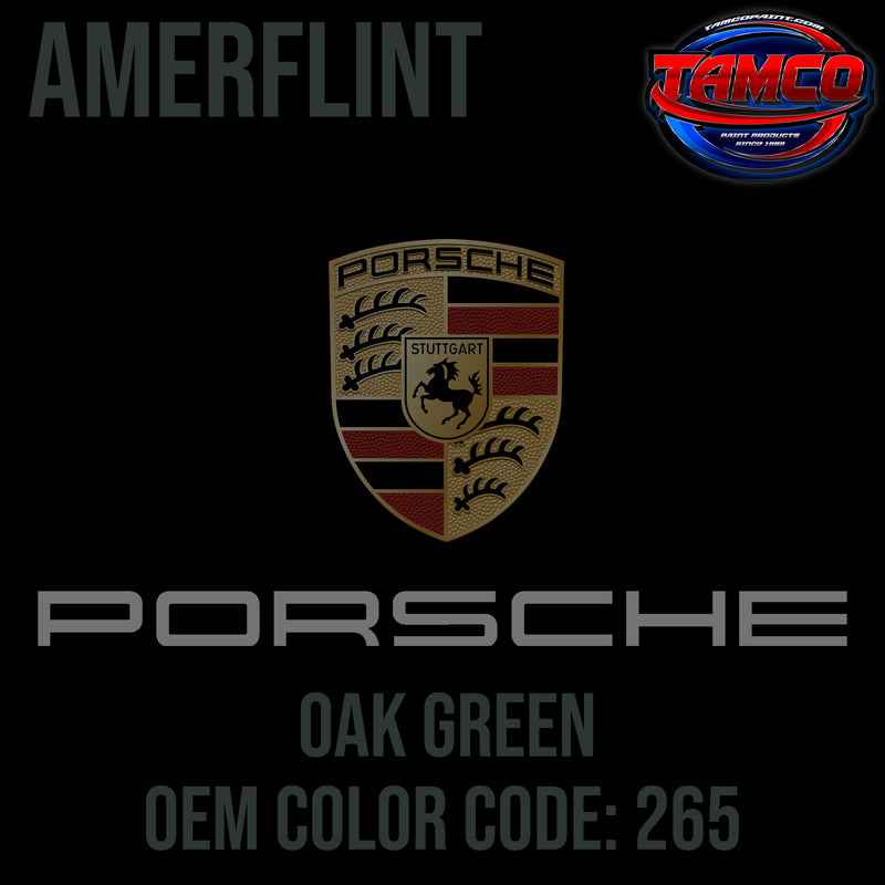 Porsche Oak Green | 265 | 1976-1980| OEM Amerflint II Series Single Stage