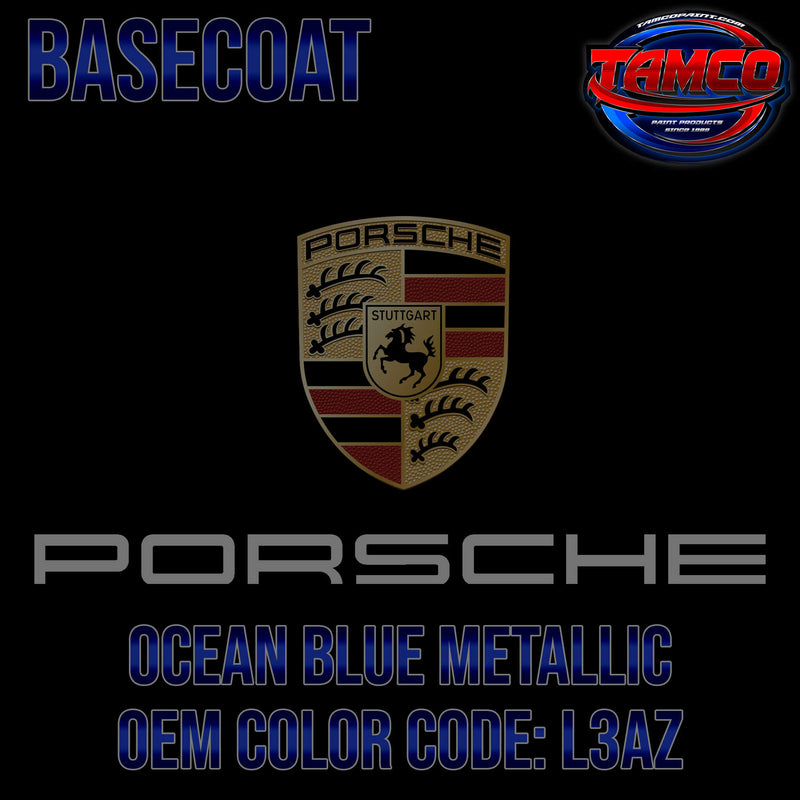 PORSCHE OCEAN BLUE METALLIC OEM BASECOAT