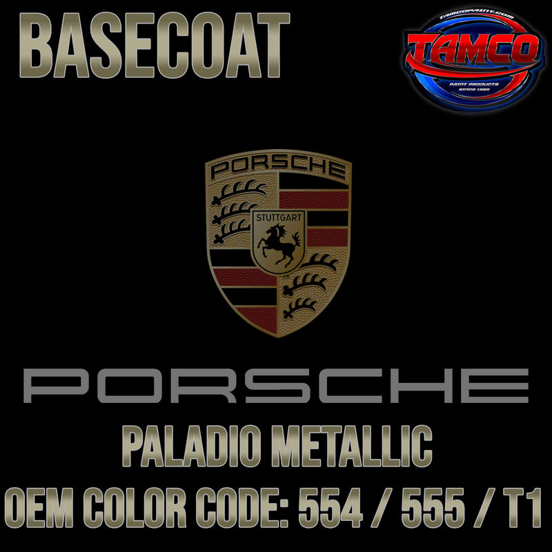 PORSCHE PALADIO METALLIC OEM BASECOAT