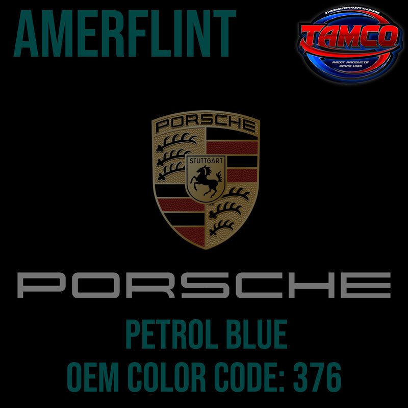 Porsche Petrol Blue | 376 | 1978-1980 | OEM Amerflint II Series Single Stage