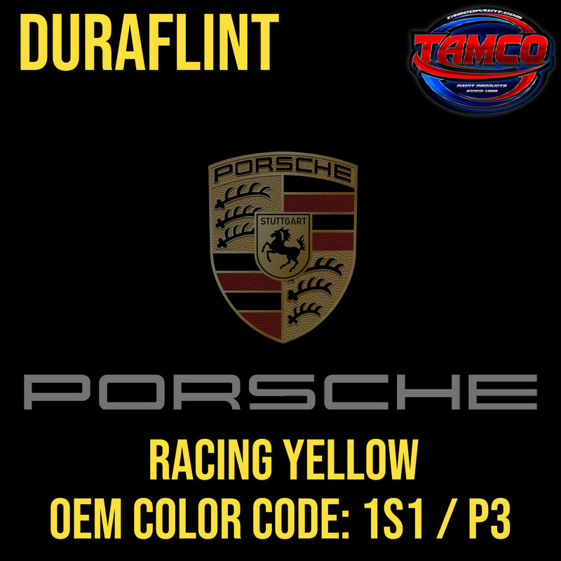 Porsche Racing Yellow | 1S1 / P3 | 2015-2024 | OEM DuraFlint Series Single Stage