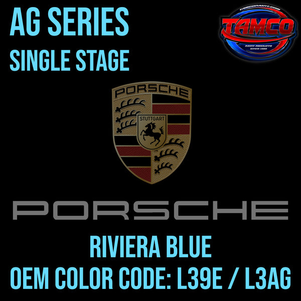 Porsche Riviera Blue | L39E / L3AG | 1994-1996 | OEM AG Series Single Stage