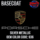 PORSCHE SILVER METALLIC OEM BASECOAT
