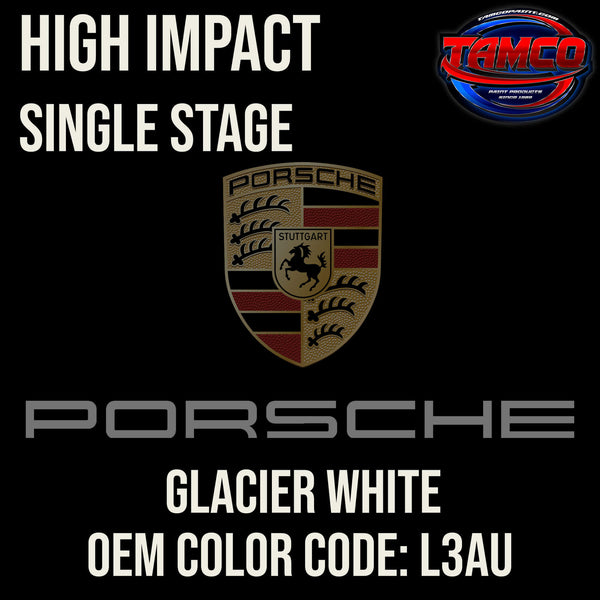 Porsche Glacier White High Impact Single Stage