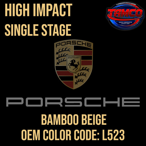 Porsche Bamboo Beige | L523 | OEM High Impact Single Stage