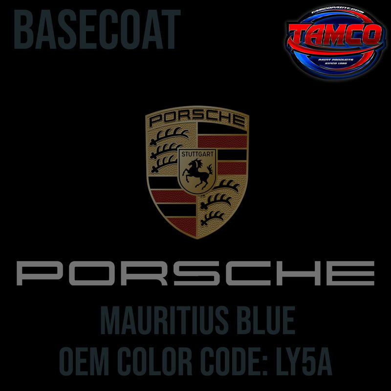 Porsche Mauritius Blue | LY5A | OEM Basecoat