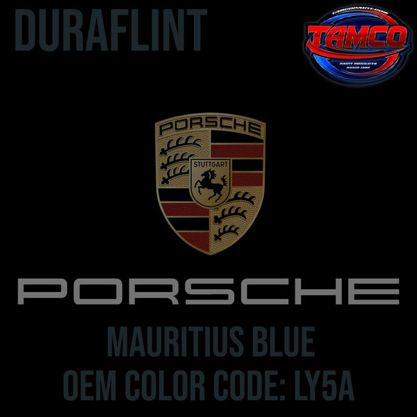 Porsche Mauritius Blue | LY5A | OEM DuraFlint Series Single Stage