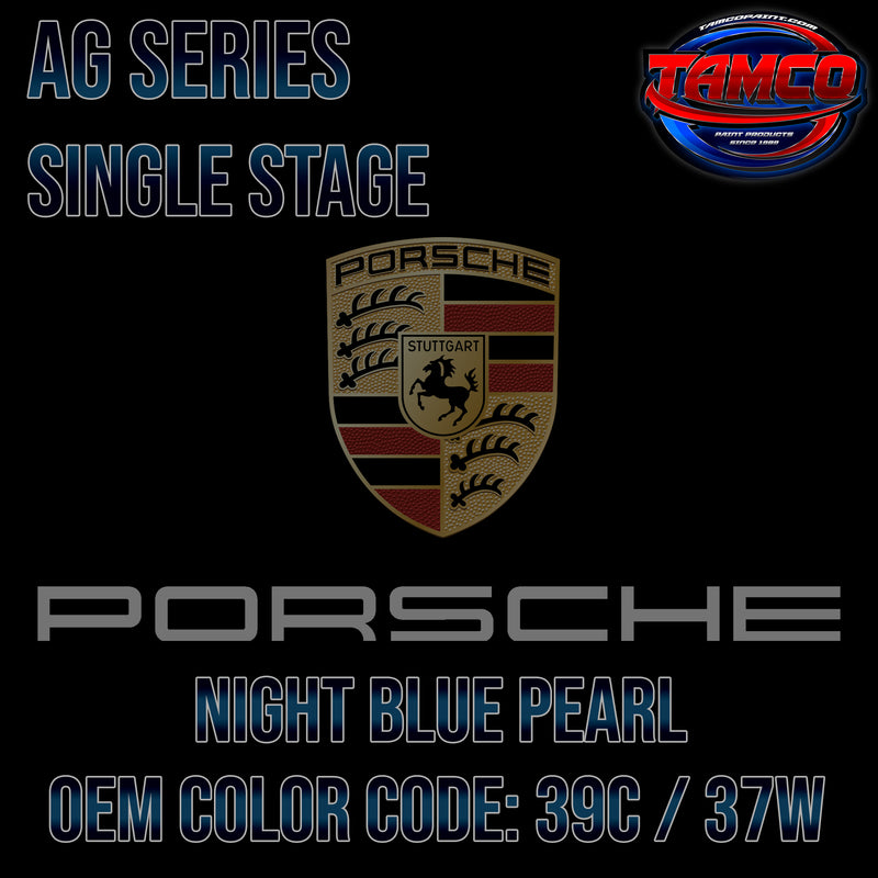 Porsche Night Blue Pearl | 39C / 37W | 1995;1999-2001 | OEM AG Series Single Stage