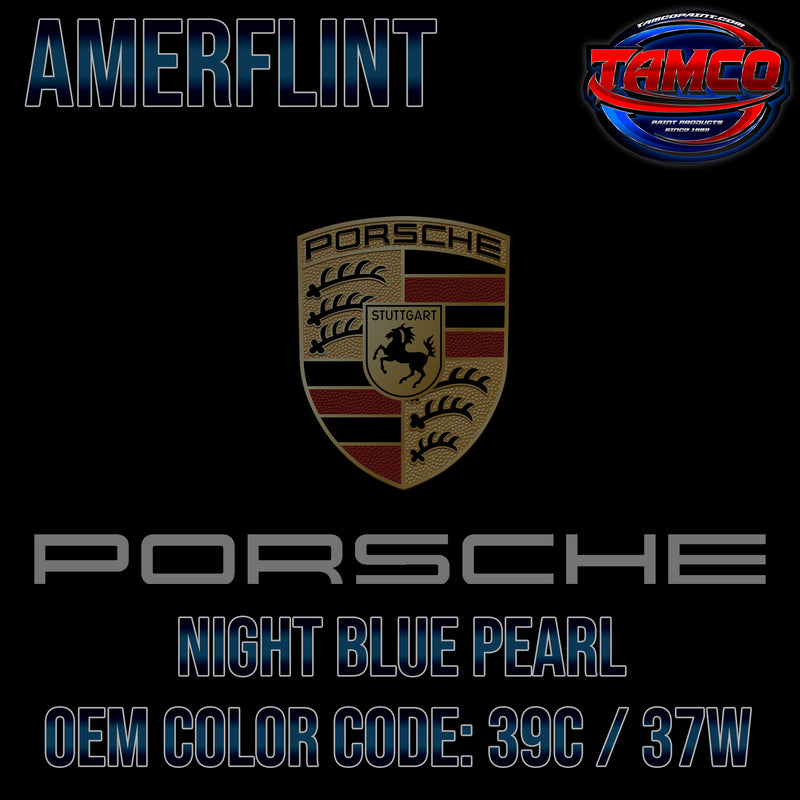 Porsche Night Blue Pearl | 39C / 37W | 1995;1999-2001 | OEM Amerflint II Series Single Stage