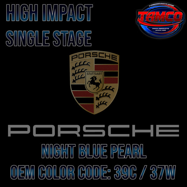 Porsche Night Blue Pearl | 39C / 37W | 1995;1999-2001 | OEM High Impact Series Single Stage