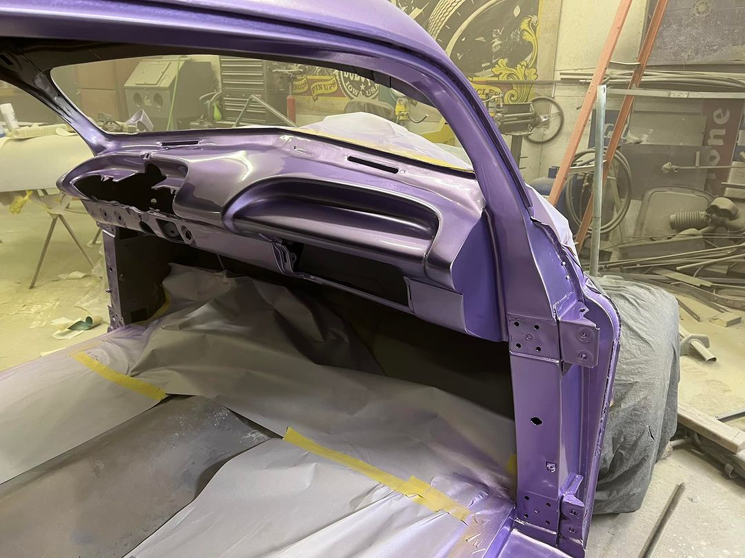 Tamco Paint Presley Purple on 1951 Mercury
