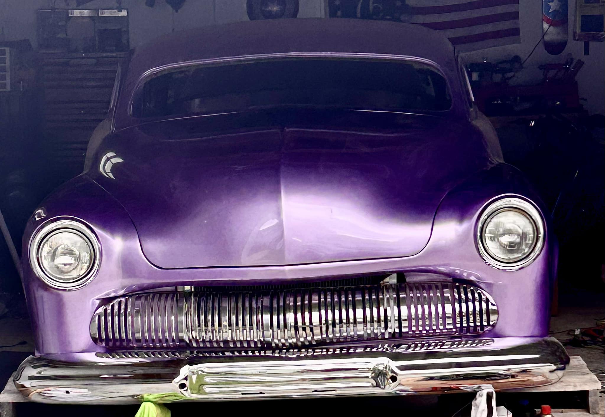 Tamco Paint Presley Purple on 1951 Mercury