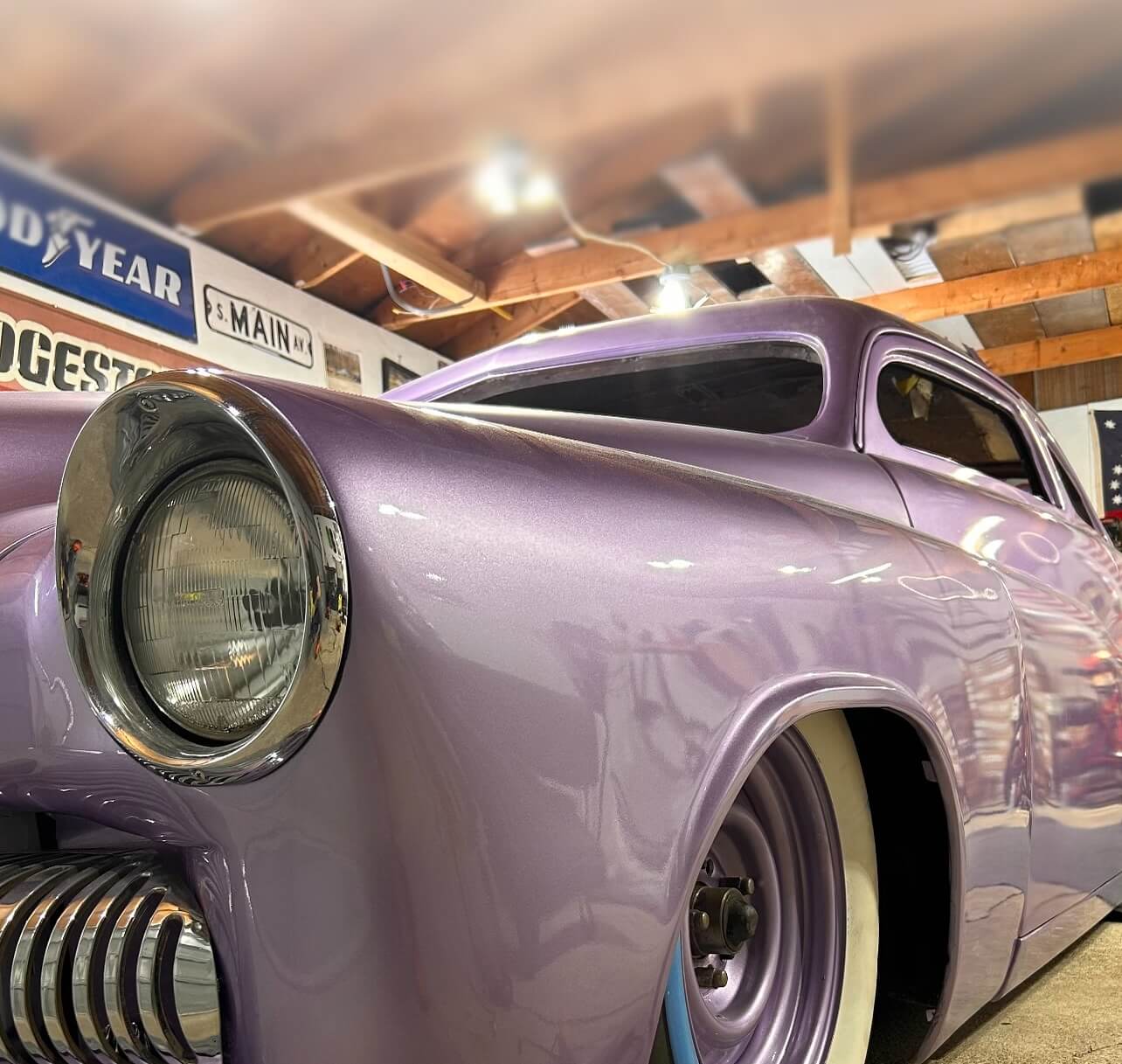 Tamco Paint Presley Purple on 1951 Mercury