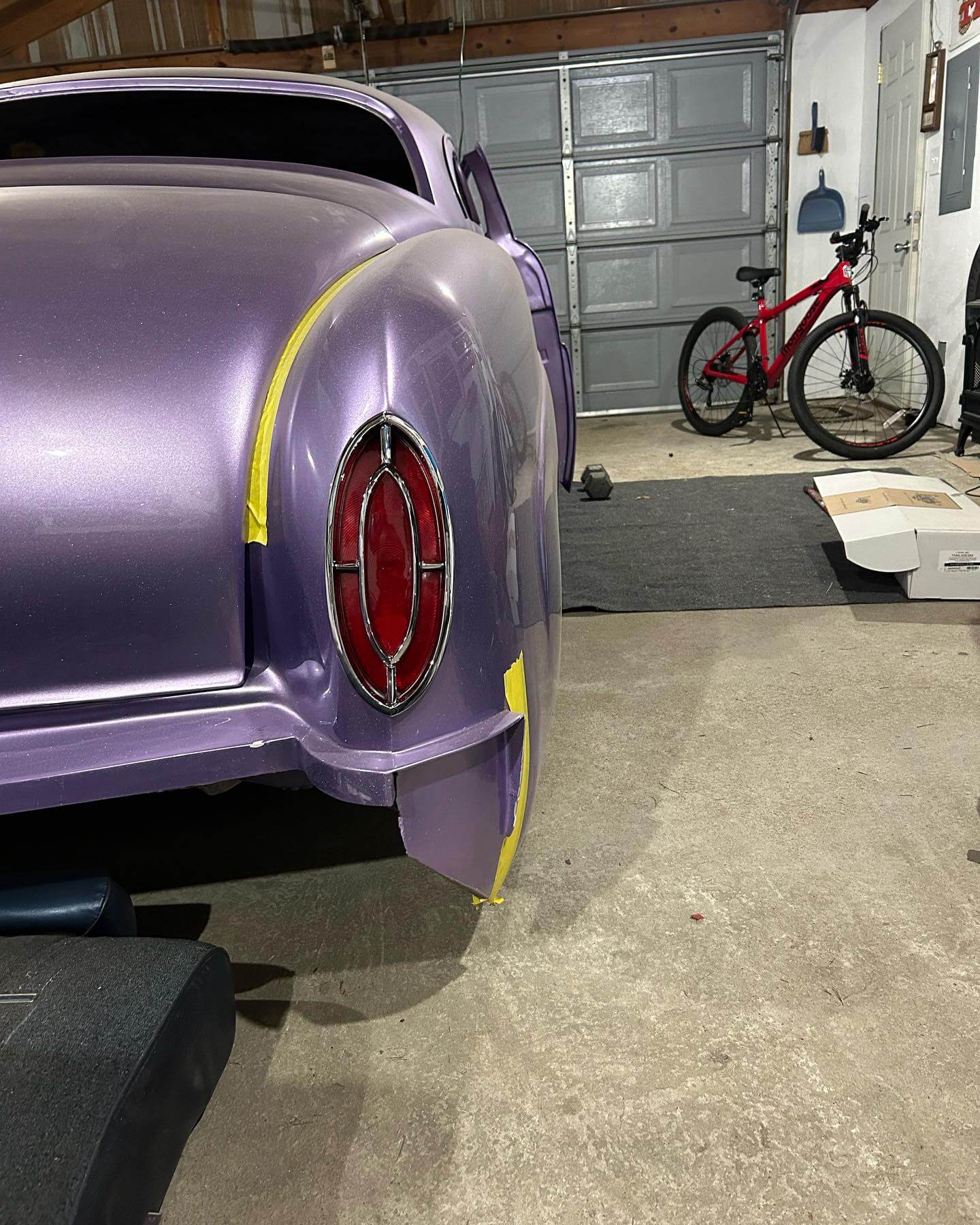 Tamco Paint Presley Purple on 1951 Mercury