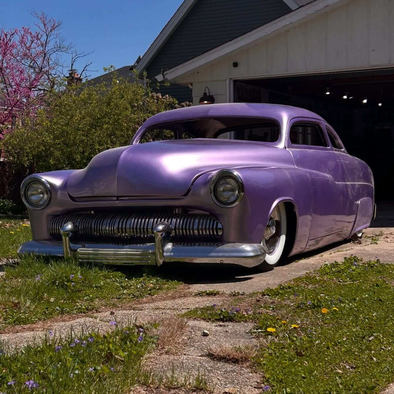 Tamco Paint Presley Purple on 1951 Mercury