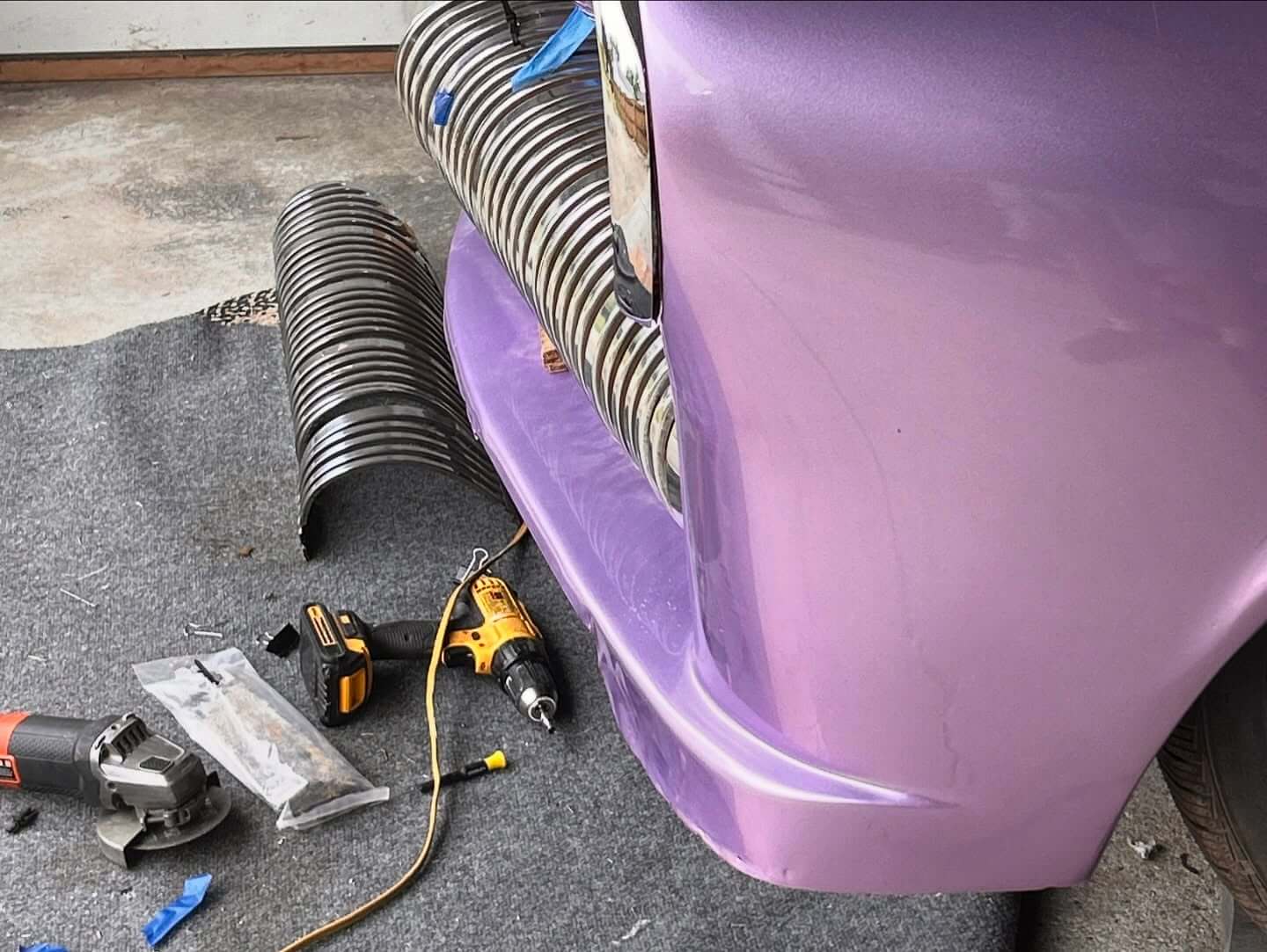 Tamco Paint Presley Purple on 1951 Mercury