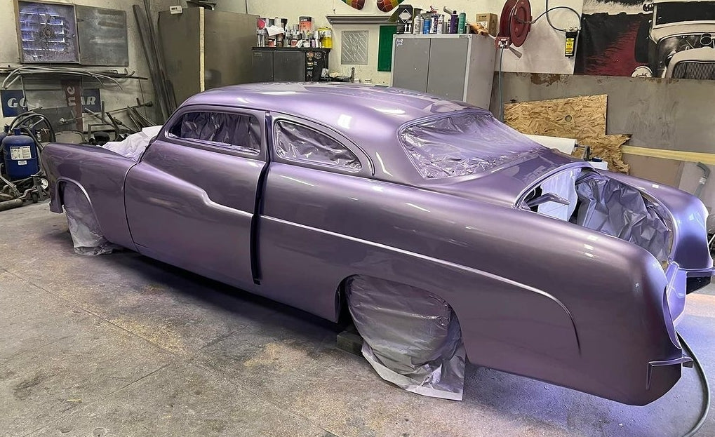 Tamco Paint Presley Purple on 1951 Mercury
