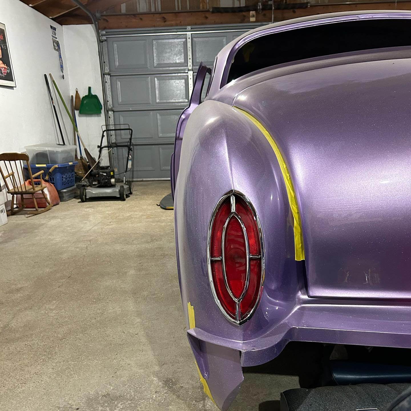 Tamco Paint Presley Purple on 1951 Mercury
