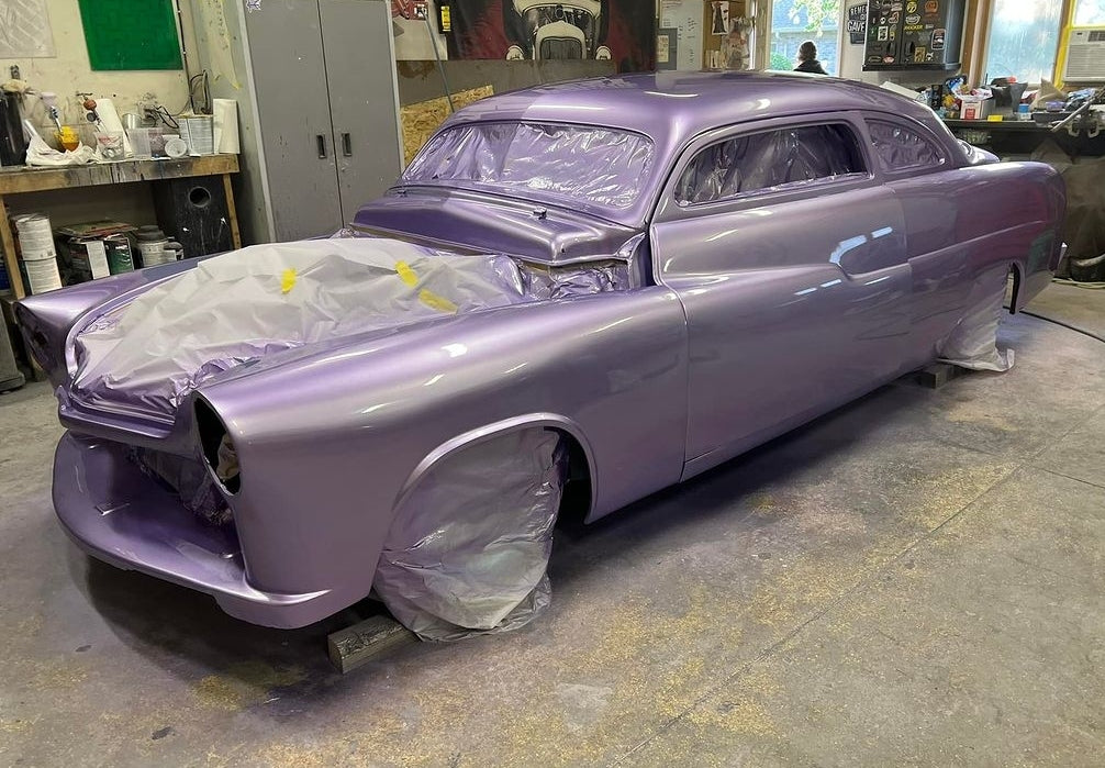 Tamco Paint Presley Purple on 1951 Mercury