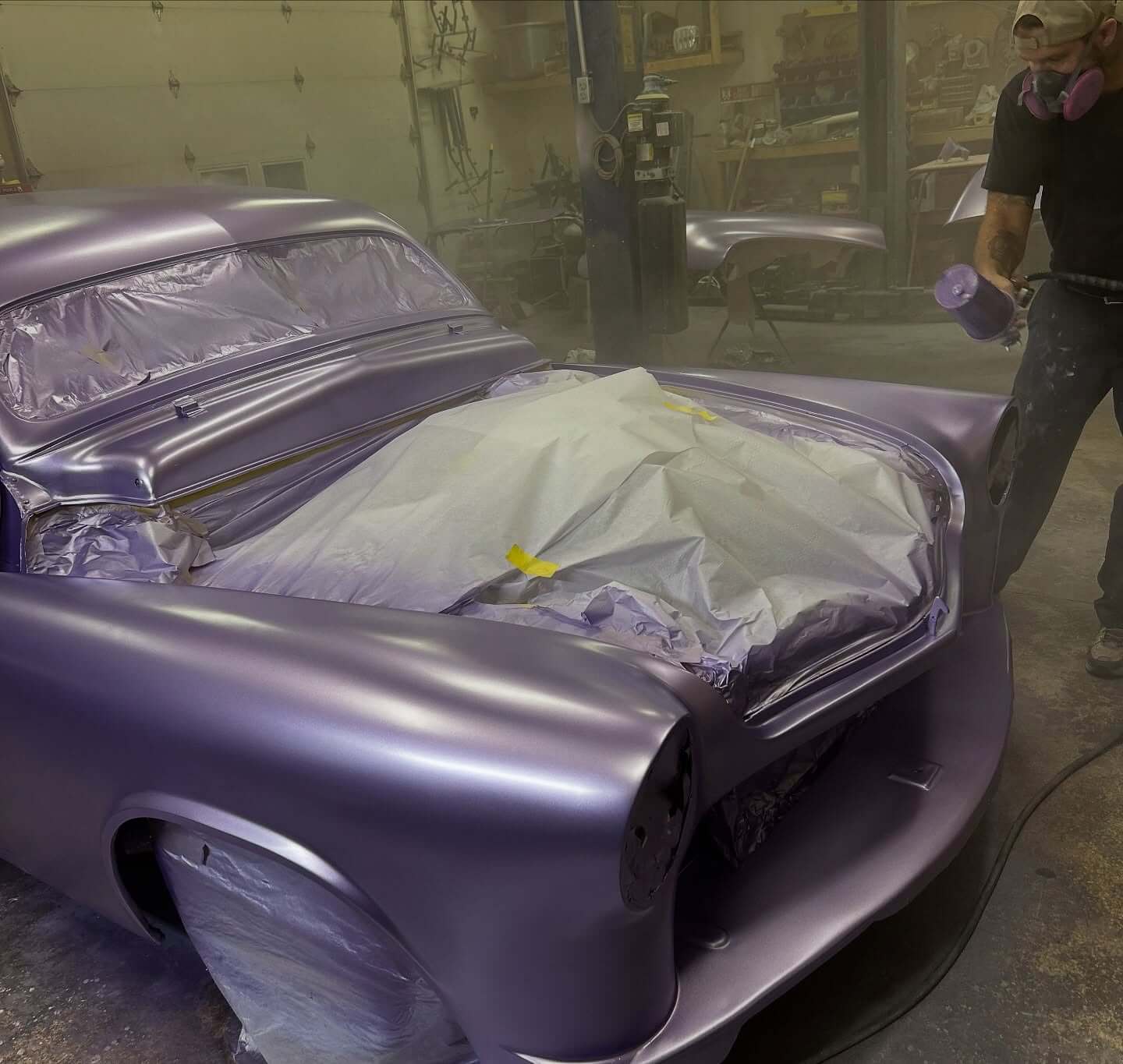 Tamco Paint Presley Purple on 1951 Mercury