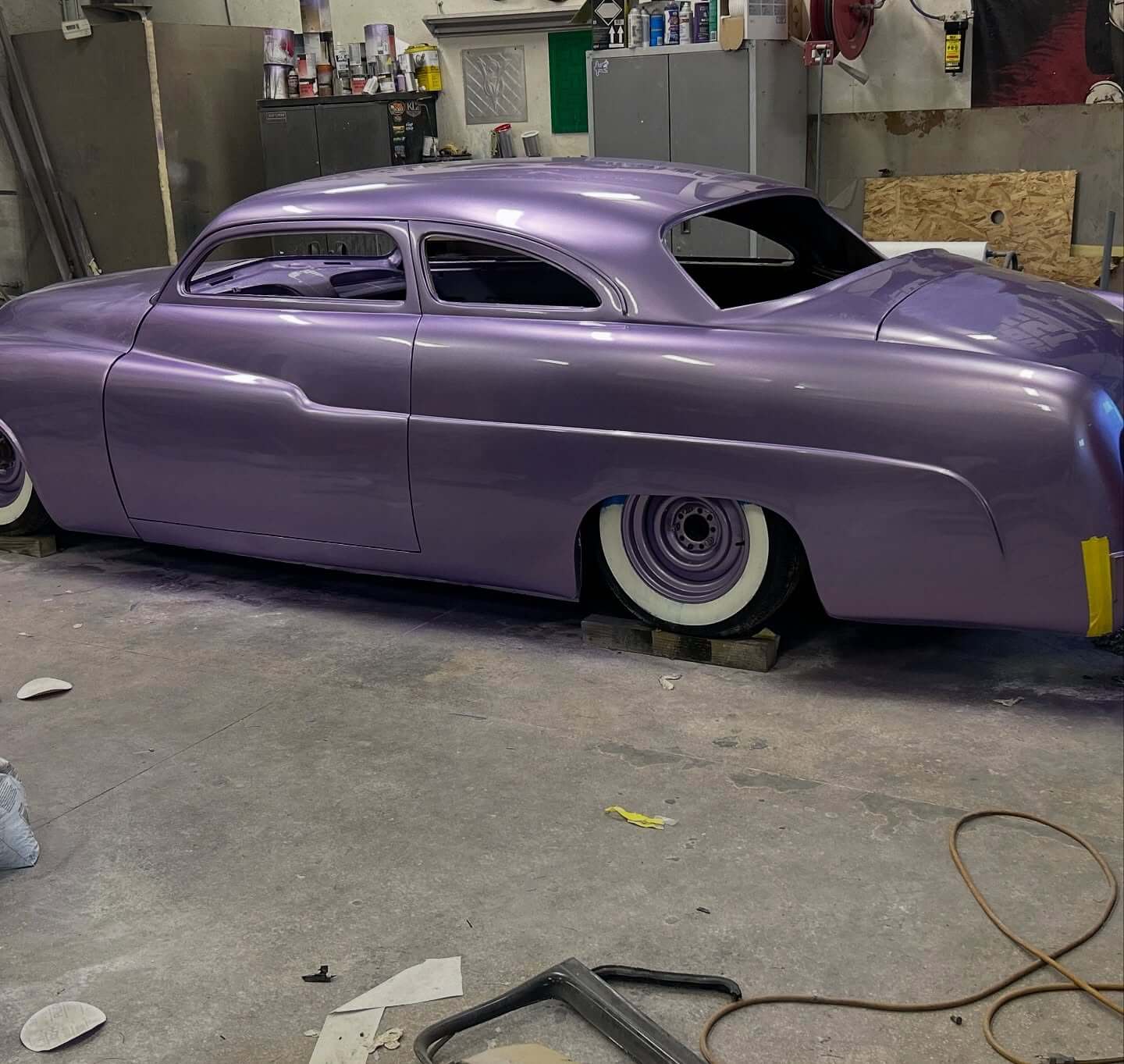 Tamco Paint Presley Purple on 1951 Mercury